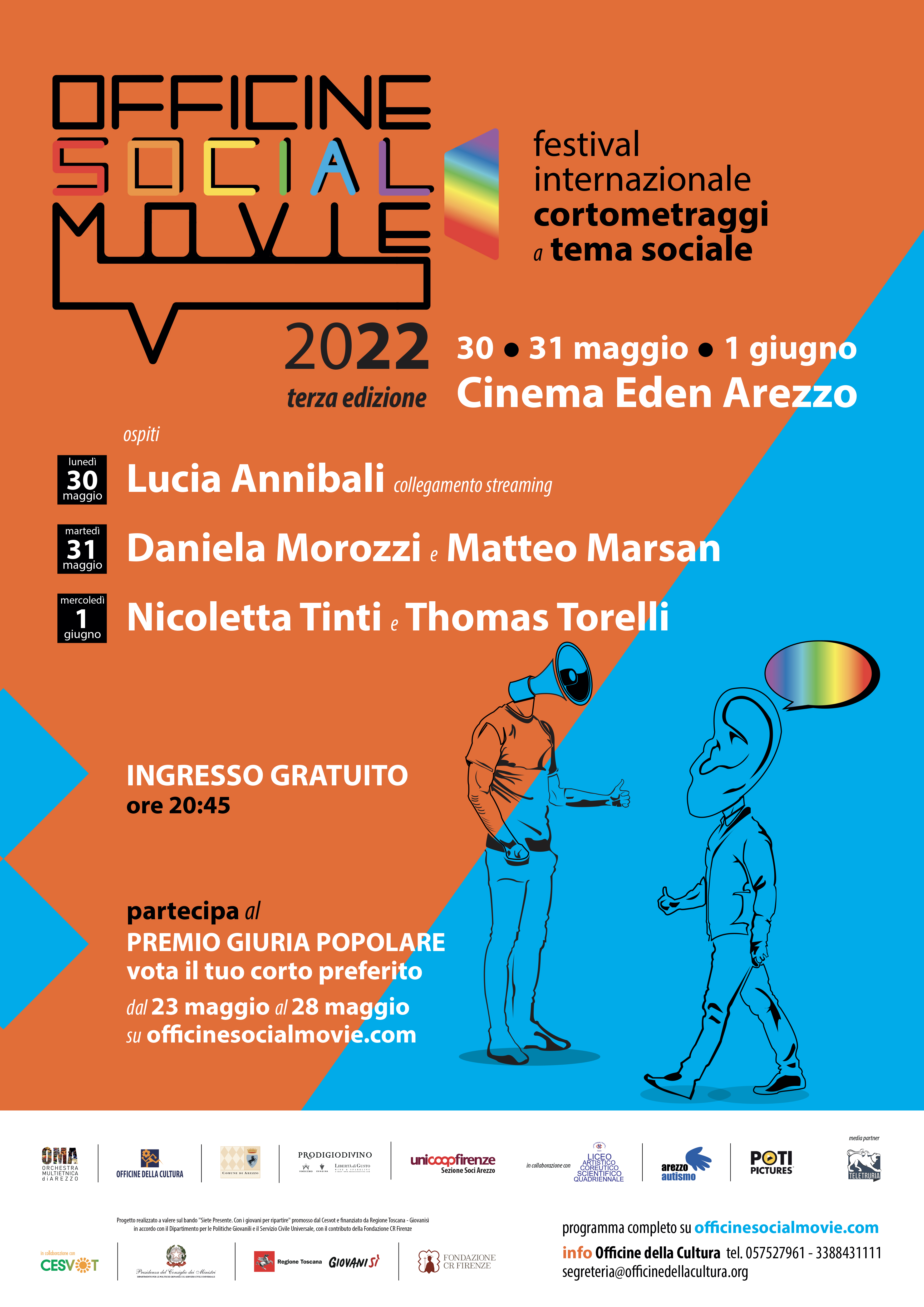 I tre giorni di Officine Social Movie che invitano all ascolto